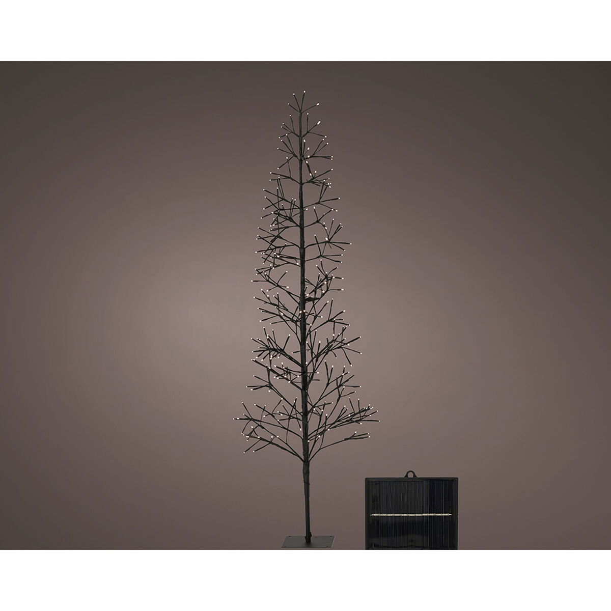 Karácsonyfa Lumineo Fekete MicroLED